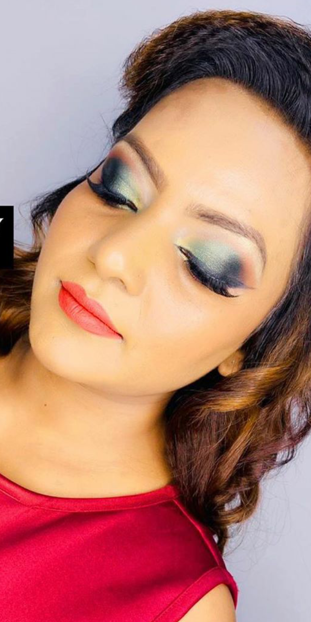 Engagement makeup and hairstyle - Neyena Parlour